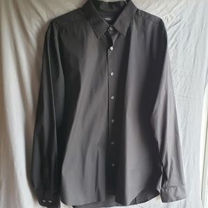 Theory -XL- Men's dress shirt black button up